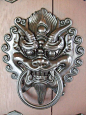 Door Knocker by Shanta Nathwani. Nan Lian Garden and Chi Lin Nunnery in Hong Kong.