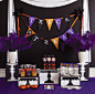 Dessert table with Trick-or-Treat bunting