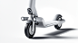 Harmony : Harmony is an electric scooter that is designed in a minimal yet versatile form to solve the current safety and usability problems. Through its unique leg structure, it projects guiding lights, protecting the users from sudden accidents, and sta