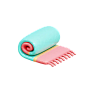 沙滩垫 3D 图标