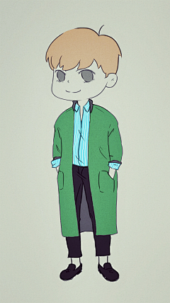 捂脸的boy采集到my drawing