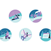 #WeekOfIcons Day 3 - iconAnimation christmas winter enjoy calendar fishing snow vector design icon character freebie motion animation after effects