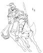 【绘画参考】骑马参考~你向往武侠/军事小说里的骑马英雄吗？