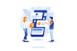 Modern Flat design Business concepts