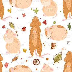 可爱的,式样,鼠,华丽的,纺织品,野生动物,壁纸,哺乳纲,小的,自然美