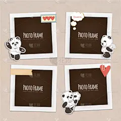 边框,抽象拼贴画,贺卡,背景分离,复古风格,模板,儿童,兔子,艺术品,创作行业