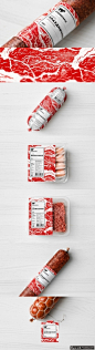 肉类美食和香肠肉类加工 香肠包装设计 香肠标签设计 肉类包装设计 牛肉包装设计欣赏