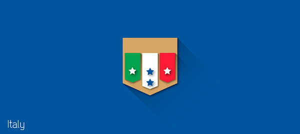 2014年巴西世界杯国旗极简主义设计