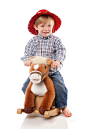 Cowboy - Photography : Some fun time in the studio after a shoot, was able to capture my son having a little fun with some of the props!