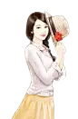 【立绘】自抠现代手绘——女小点出品_橙光素材吧_百度贴吧-花瓣网