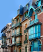 Balconies, Picardie, France
photo via laclosier