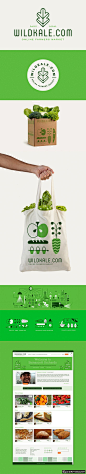 VI品牌设计 蔬菜品牌设计 创意蔬菜logo设计 白菜logo设计 高档白菜包装设计 帆布袋 购物袋 页 #logo# #标志设计# #logo设计# #VI设计# #品牌设计# #字体设计# #商标设计# 