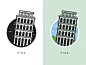 Illustration of Famous European Landmarks