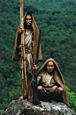 尼泊尔的蜂蜜狩猎者