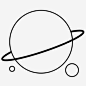 行星天文学月球图标_88ICON https://88icon.com 行星 天文学 月球 外太空 环