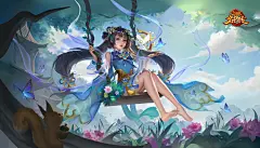 三国杀名将传流萤张星彩壁纸下载