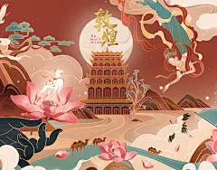 国潮插画—传承东方文化 敦煌美学