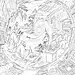 科技与文化传承科幻画创想绘画参赛获奖线稿 - 小红书