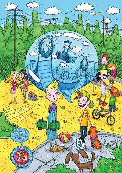 以色列Hubba Bubba糖果与零食泡泡糖平面广告-吹出来的比例封面大图