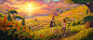 朝焼け (Sunrise), Chan Kai Hong : Sunrise

Last artwork of this year. (first time drawing a Tandem)
I honestly think life at the countryside is great, how about you?

朝焼け

今年の最後の絵画だ。初めて二人乗り自転車を描いた。
正直に言えば、田舎の生活はいいと思うんだから、皆さんはどう思うの？