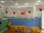 简约风格幼儿园主题墙装修图片