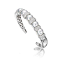 Avenue Cuff - South Sea Pearl and diamond bracelet 