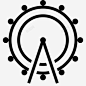 摩天轮主题公园旋转图标 icon 标识 标志 UI图标 设计图片 免费下载 页面网页 平面电商 创意素材