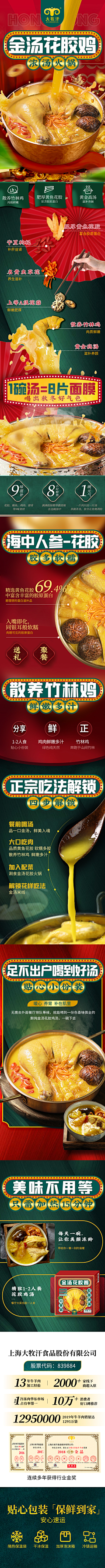 一条找灵感的咸鱼采集到美食海报（灵感）