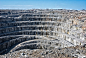 Strip mining in Canada's arctic.