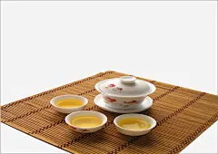 艺术茶道高清素材 免费png 免费png素材 席子 杯子 茶 免抠png 设计图片 免费下载