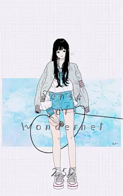 漫画人物图片女生唯美图片大全大图手机壁纸