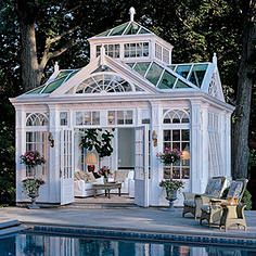 Charming pool house