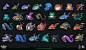 Fishing minigame icons