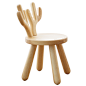 小鹿凳子北欧风格白蜡木环保木蜡油儿童凳卡通小板凳实木动物椅子-淘宝网