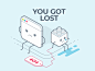 404哭泣的字符窗口lego网404印刷术例证平的设计传染媒介
