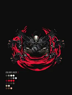 Death Blossom | Reaper | Overwatch | Fan Art : Overwatch Fanart