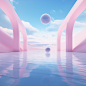 aoliao12366_A_surrealism_background_light_blue_and_light_pink_f_e547efeb-bc6e-4f41-bda8-062fca73c54a