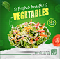 vegetable Food  Social media post designer adobe illustrator Graphic Designer