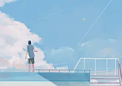 《我终于失去了你》图书封面插画 - MORNCOLOUR - 原创作品 - 视觉中国(shijueME)