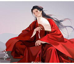 国服第一美工YA采集到人物-仙侠-男