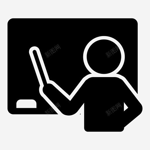 老师学生搅拌图标 icon 标识 标志 UI图标 设计图片 免费下载 页面网页 平面电商 创意素材