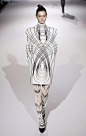Sculptural Fashion - enclosed dress design with rounded 3D silhouette - line patterns, shape & structure; wearable art // Sachio Kawasaki