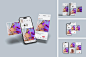 Instagram社交媒体banner海报VI设计样机展示 – 图渲拉-高品质设计素材分享平台