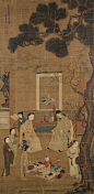 袁源（明） 1621年作 抓周图 镜心 绢本 - 中国古代书画（二） - 中国嘉德四季第50期·迎春拍卖会 - 拍卖结果 | 艺度拍卖网