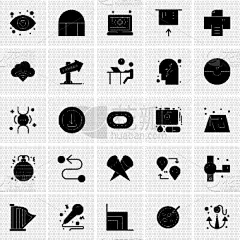set 25 universal business icons