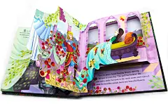 睡美人 Sleeping Beauty Pop-up Fairy Tales 英文原版绘本 纸板立体书 幼儿童话故事英语读物 亲子睡前阅读图画书 Usborne-tmall.com天猫