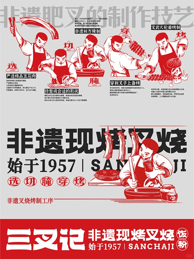 最接地气的叉烧/米粉餐饮品牌设计