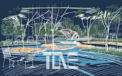 手绘草图 度假酒店会所景观 生态住宅 - 小红书