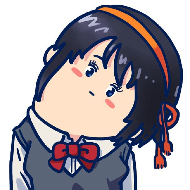 #小矛歪头像#你的名字情侣头像，情侣快用...
