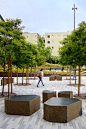 Berkeley Way West | Andrea Cochran Landscape Architecture : hrough material selection, form, and a cohesive layout, the landscape design connects Berkeley Way West to the city fabric